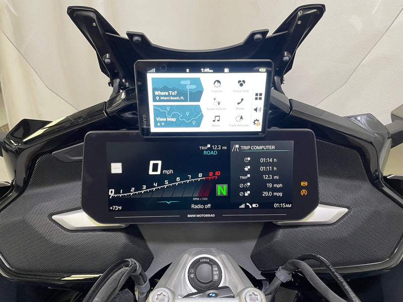 Garmin Zumo XT2 Motorcycle Navigation System w/ Optional BMW Specific Mount & T - Harness For Plug & Play Installation - Motorrad Audio