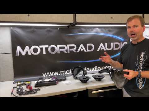 Stage 4 - 2017-2021 BMW K1600B & Grand America Front & Rear Speaker Upgrade Package. Infinity Kappa Perfect 6 1/2" Front & Rear with Kappa Perfect 4 Channel Amplifier. Plug and Play