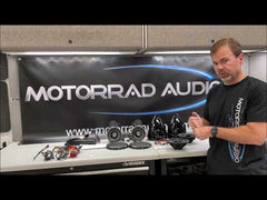 Stage 3 - BMW K1600GT GTL w/ Top Case Front & Rear Speaker Upgrade Package. Cicada Audio 5 1/4