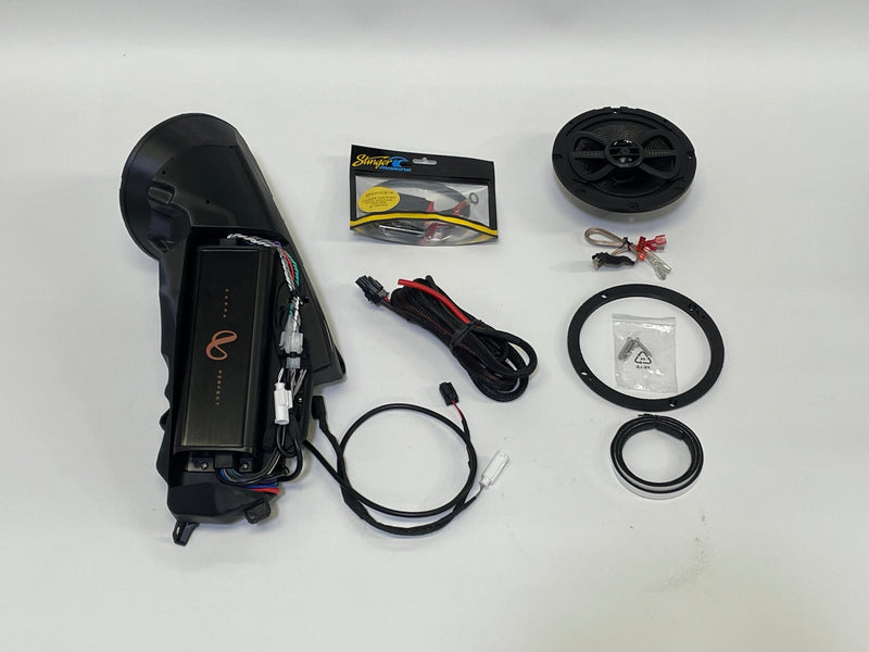 Stage 1 - BMW R18B & Transcontinental 6 1/2" Front Speaker & Amplifier Upgrade - Motorrad Audio
